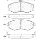 Purchase Top-Quality Front Ceramic Pads by CENTRIC PARTS - 103.07000 pa5