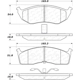 Purchase Top-Quality Front Ceramic Pads by CENTRIC PARTS - 103.07300 pa4