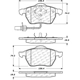 Purchase Top-Quality Front Ceramic Pads by CENTRIC PARTS - 103.08400 pa2