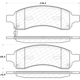 Purchase Top-Quality Front Ceramic Pads by CENTRIC PARTS - 103.11691 pa3