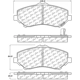 Purchase Top-Quality CENTRIC PARTS - 103.12730 - Front Ceramic Pads pa1