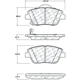 Purchase Top-Quality Front Ceramic Pads by CENTRIC PARTS - 103.14440 pa2