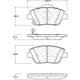 Purchase Top-Quality Front Ceramic Pads by CENTRIC PARTS - 103.14440 pa6