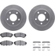 Purchase Top-Quality DYNAMIC FRICTION COMPANY - 4512-45036 - Front Disc Brake Kit pa1