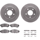 Purchase Top-Quality DYNAMIC FRICTION COMPANY - 4512-45036 - Front Disc Brake Kit pa3