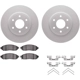 Purchase Top-Quality DYNAMIC FRICTION COMPANY - 4512-67137 - Front Disc Brake Kit pa4