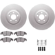 Purchase Top-Quality DYNAMIC FRICTION COMPANY - 4512-73160 - Front Disc Brake Kit pa3