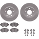 Purchase Top-Quality DYNAMIC FRICTION COMPANY - 4512-80083 - Disc Brake Kit pa3