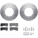 Purchase Top-Quality DYNAMIC FRICTION COMPANY - 4512-99232 - Front Disc Brake Kit pa1