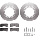 Purchase Top-Quality DYNAMIC FRICTION COMPANY - 4512-99232 - Front Disc Brake Kit pa4