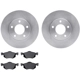 Purchase Top-Quality DYNAMIC FRICTION COMPANY - 6302-54144 - Front Disc Brake Kit pa1