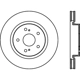 Purchase Top-Quality Front Disc Brake Rotor by CENTRIC PARTS - 121.48011 pa2