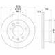 Purchase Top-Quality Front Disc Brake Rotor (Pack of 2) by HELLA PAGID - 355111001 pa1