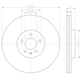 Purchase Top-Quality Front Disc Brake Rotor by HELLA PAGID - 355122882 pa15