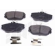 Purchase Top-Quality Front Disc Pads by AGNA BRAKES - PLD598CM pa1