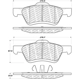 Purchase Top-Quality Front Disc Pads by CENTRIC PARTS - 500.10470 pa7