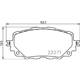 Purchase Top-Quality HELLA PAGID - 355036361 - Disc Brake Pad Set pa2