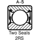 Purchase Top-Quality Front Generator Bearing by SKF - 6203-2RSJ pa23