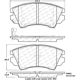 Purchase Top-Quality Front High Performance Pads by CENTRIC PARTS - 306.14040 pa6