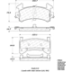 Purchase Top-Quality Front Premium Ceramic Pads by CENTRIC PARTS - 301.01540 pa15