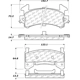 Purchase Top-Quality Front Premium Ceramic Pads by CENTRIC PARTS - 301.01540 pa5