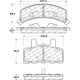 Purchase Top-Quality Front Premium Ceramic Pads by CENTRIC PARTS - 301.03690 pa6