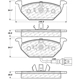 Purchase Top-Quality CENTRIC PARTS - 301.07681 - Front Premium Ceramic Pads pa6