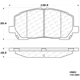 Purchase Top-Quality CENTRIC PARTS - 301.08840 - Front Premium Ceramic Pads pa7