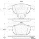 Purchase Top-Quality CENTRIC PARTS - 301.10440 - Front Premium Ceramic Pads pa11