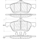 Purchase Top-Quality Front Premium Ceramic Pads by CENTRIC PARTS - 301.10471 pa1