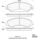 Purchase Top-Quality Front Premium Ceramic Pads by CENTRIC PARTS - 301.10920 pa13