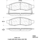 Purchase Top-Quality Front Premium Ceramic Pads by CENTRIC PARTS - 301.11830 pa17