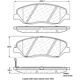 Purchase Top-Quality CENTRIC PARTS - 301.12020 - Front Premium Ceramic Pads pa14