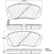 Purchase Top-Quality CENTRIC PARTS - 301.12950 - Front Premium Ceramic Pads pa8