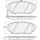 Purchase Top-Quality Front Premium Ceramic Pads by CENTRIC PARTS - 301.13010 pa1