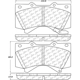 Purchase Top-Quality Front Premium Ceramic Pads by CENTRIC PARTS - 301.13030 pa6