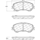 Purchase Top-Quality CENTRIC PARTS - 301.17370 - Front Premium Ceramic Pads pa14