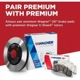 Purchase Top-Quality Front Premium Ceramic Pads by WAGNER - OEX1663 pa16