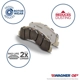 Purchase Top-Quality WAGNER - OEX833 - Front Premium Ceramic Pads pa27