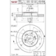 Purchase Top-Quality Front Premium Rotor by EUROROTOR - HO558 pa8