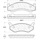 Purchase Top-Quality Front Premium Semi Metallic Pads by CENTRIC PARTS - 300.01230 pa13