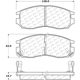 Purchase Top-Quality Front Premium Semi Metallic Pads by CENTRIC PARTS - 300.04840 pa19