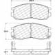 Purchase Top-Quality Front Premium Semi Metallic Pads by CENTRIC PARTS - 300.04840 pa4