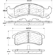 Purchase Top-Quality Front Premium Semi Metallic Pads by CENTRIC PARTS - 300.05050 pa13