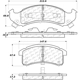 Purchase Top-Quality Front Premium Semi Metallic Pads by CENTRIC PARTS - 300.06230 pa8