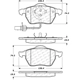 Purchase Top-Quality CENTRIC PARTS - 300.08400 - Front Premium Semi Metallic Pads pa13