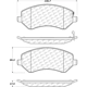 Purchase Top-Quality Front Premium Semi Metallic Pads by CENTRIC PARTS - 300.08560 pa5