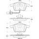 Purchase Top-Quality Front Premium Semi Metallic Pads by CENTRIC PARTS - 300.09151 pa11