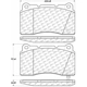 Purchase Top-Quality Front Premium Semi Metallic Pads by CENTRIC PARTS - 300.10010 pa3