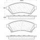 Purchase Top-Quality CENTRIC PARTS - 300.10750 - Front Premium Semi Metallic Pads pa12